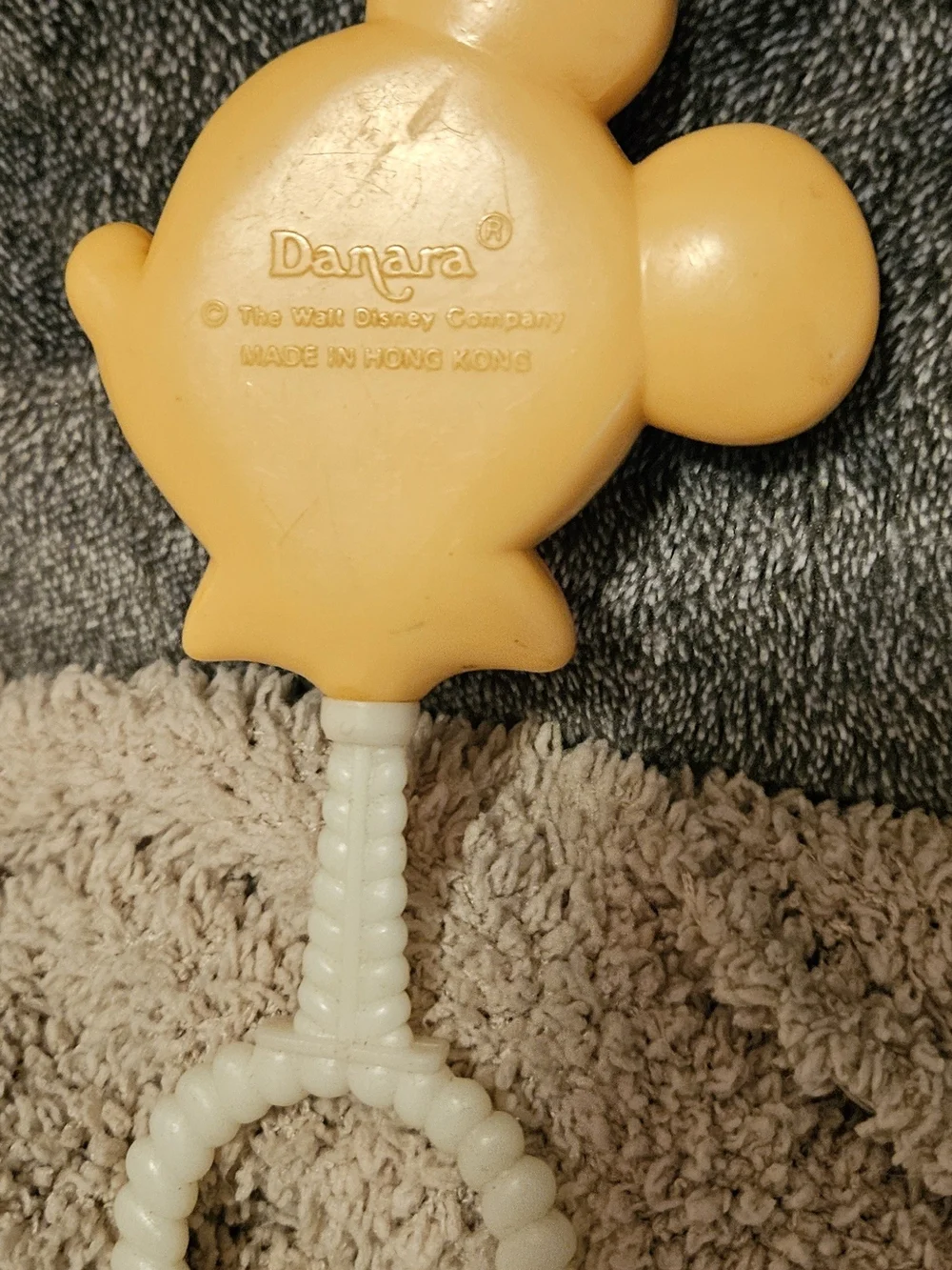 Vintage (1970s) Danara Baby Rattle From Disney.  Adorable !